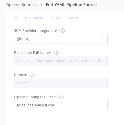 Add a pipeline source