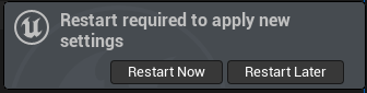 Restart Requiered Prompt