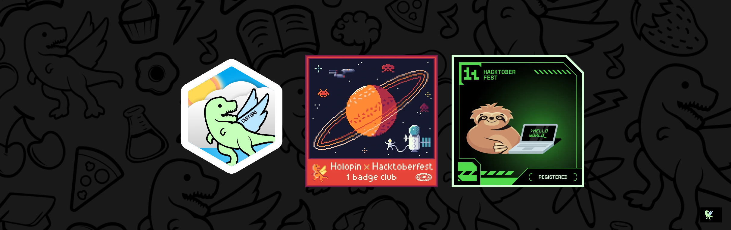 An image of @sheascarlet's Holopin badges, which is a link to view their full Holopin profile