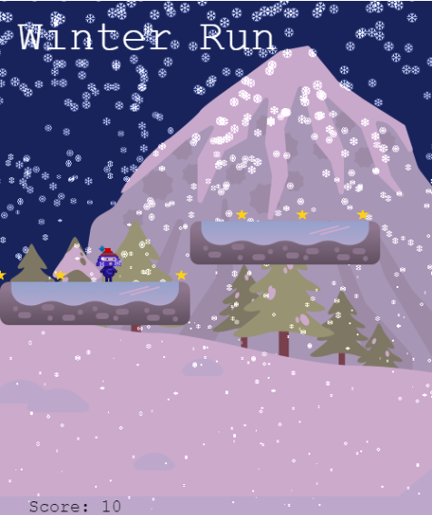 Winter Run Start Screen