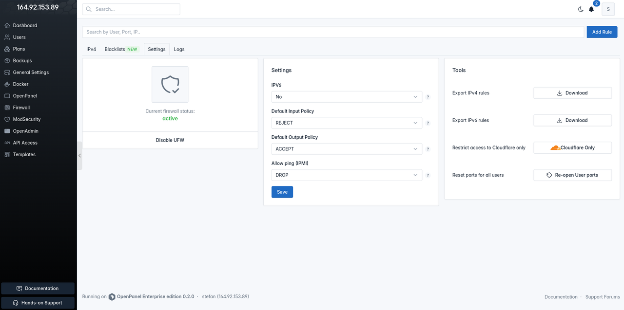 firewall-settings