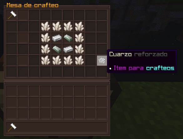 Cuarzo reforzado crafteo