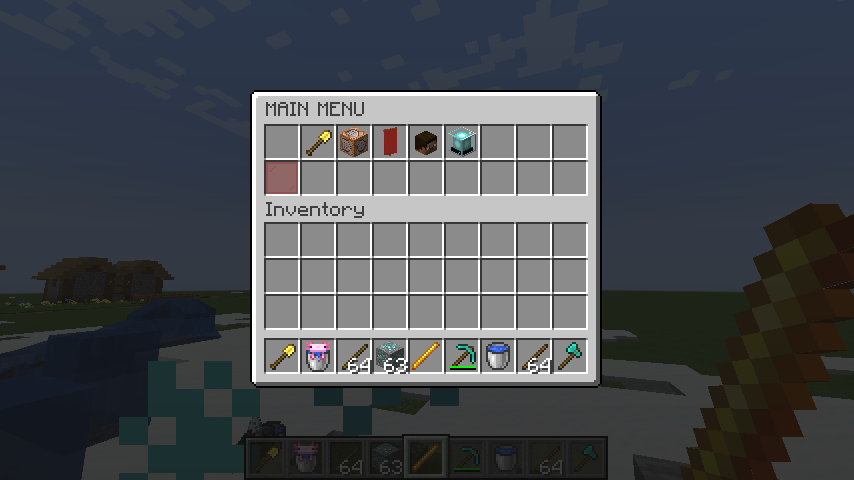 Inventory Main Menu