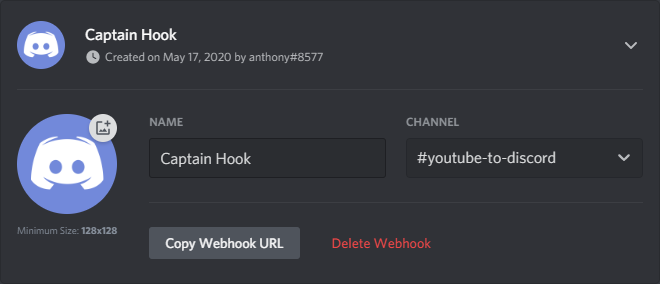WebhookDiscord