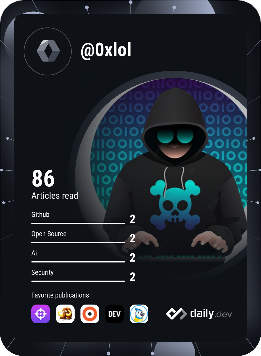 0xlol's Dev Card