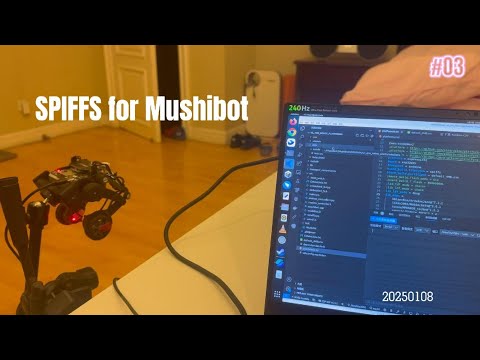 SPIFFS filesystem for Mushibot