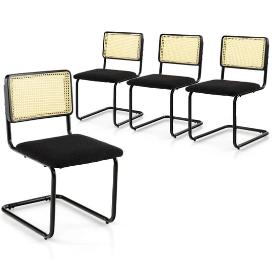 costway-dining-chairs-set-rattan-upholstered-dining-chairs-with-cane-4pcs-set-of-5