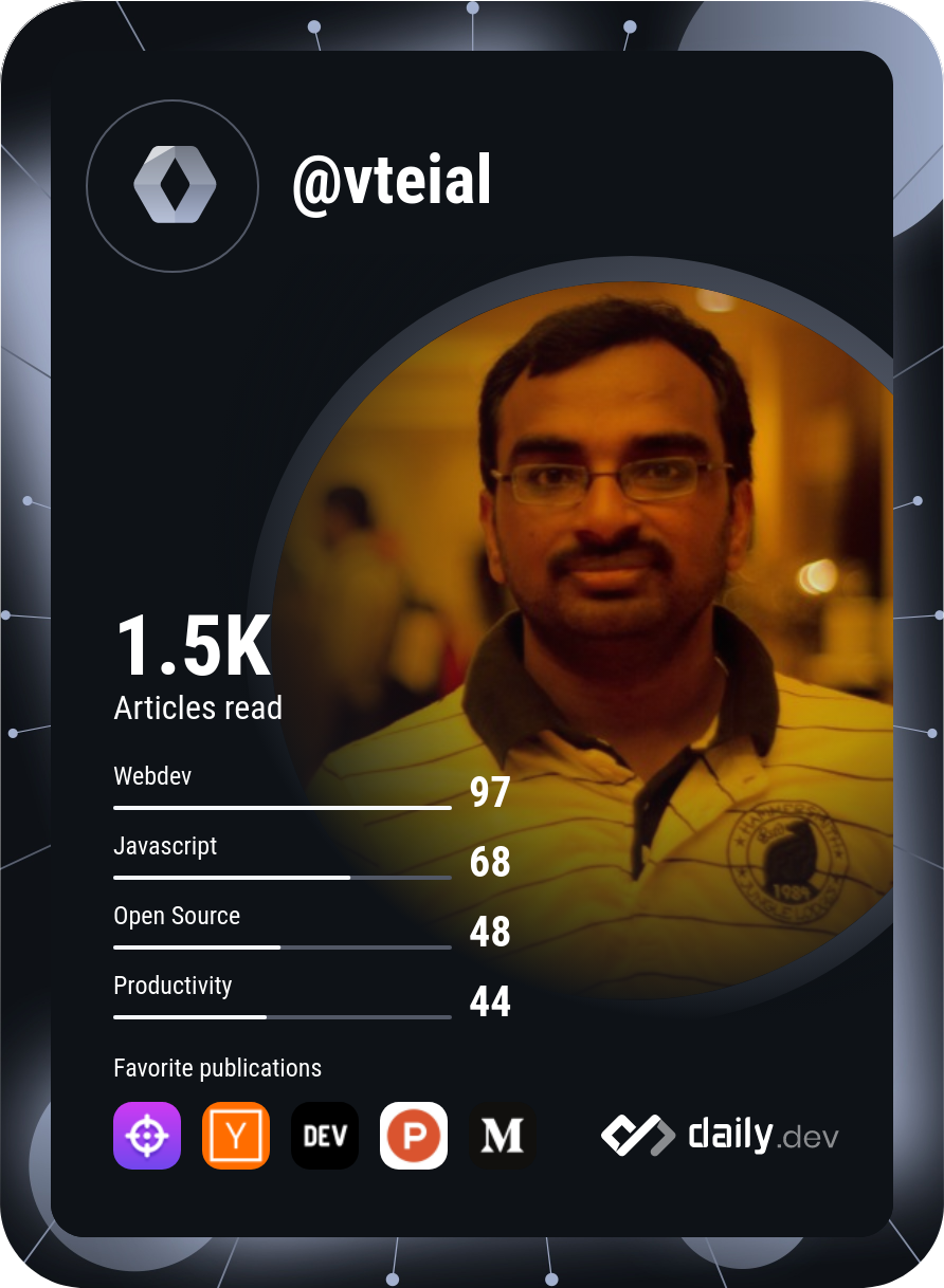 Eialarasu's Dev Card