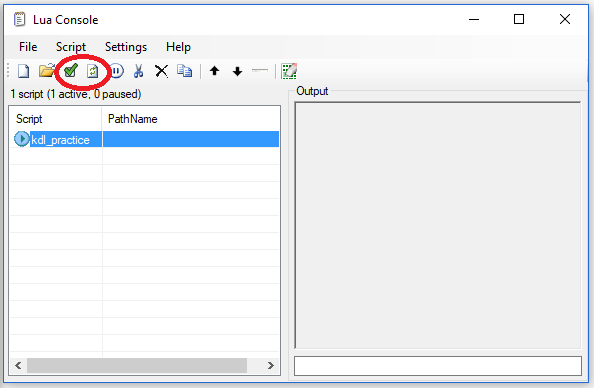 BizHawk's Lua Console