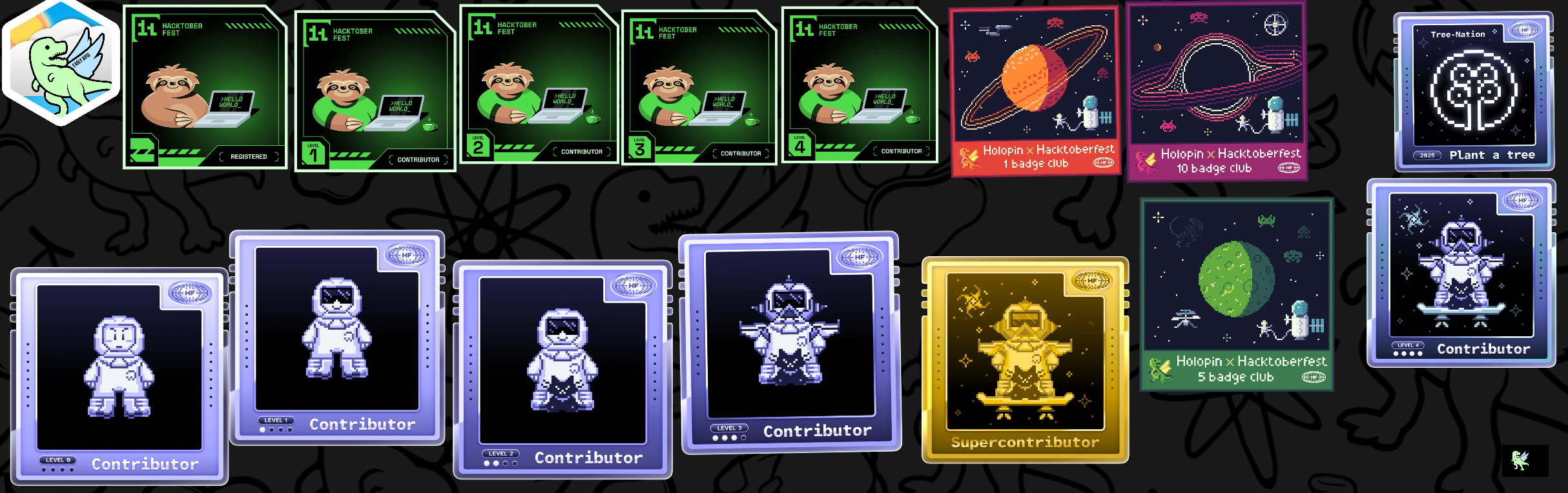 An image of @sumitgorai01's Holopin badges, which is a link to view their full Holopin profile