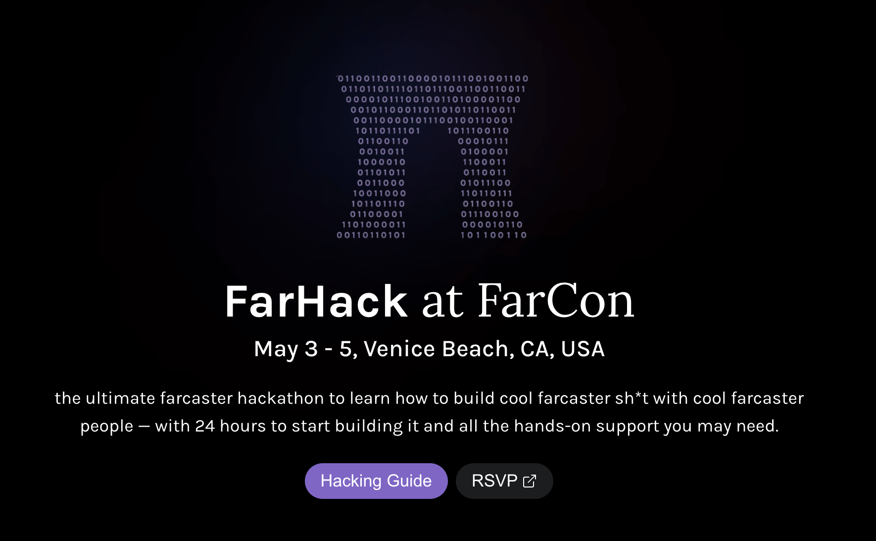 FarHack.xyz header