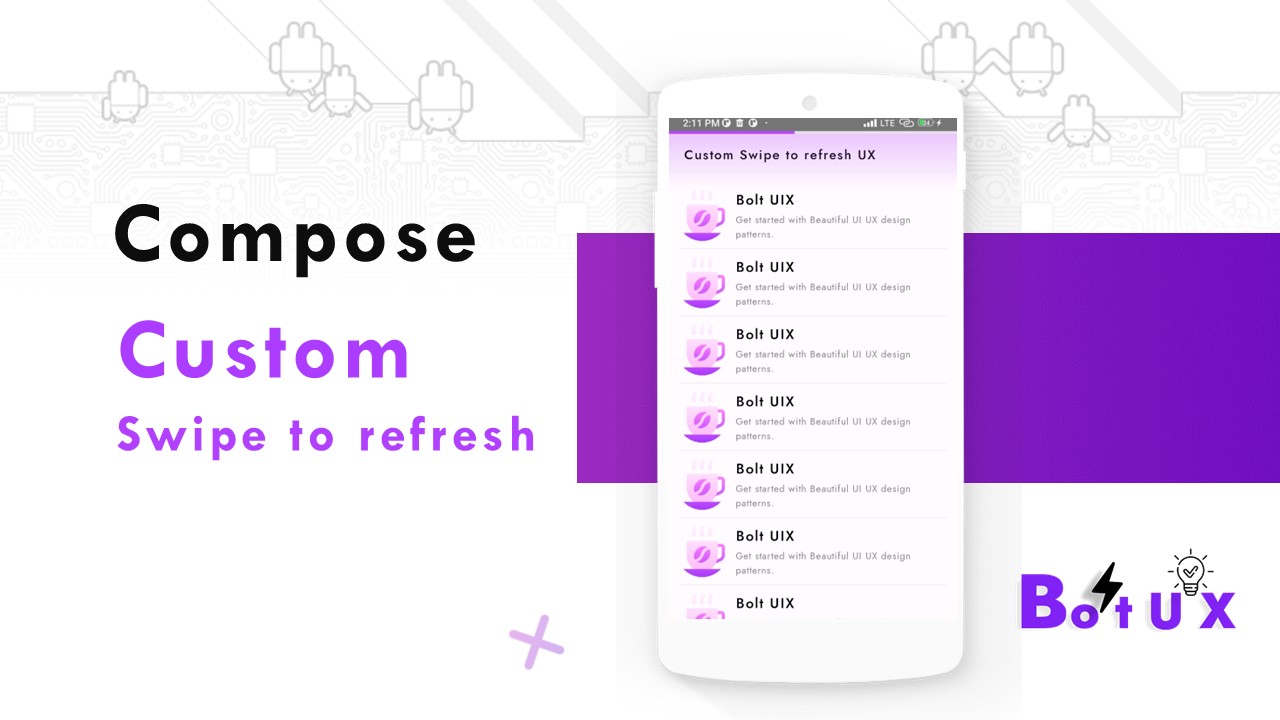 Compose Custom swipe to refresh