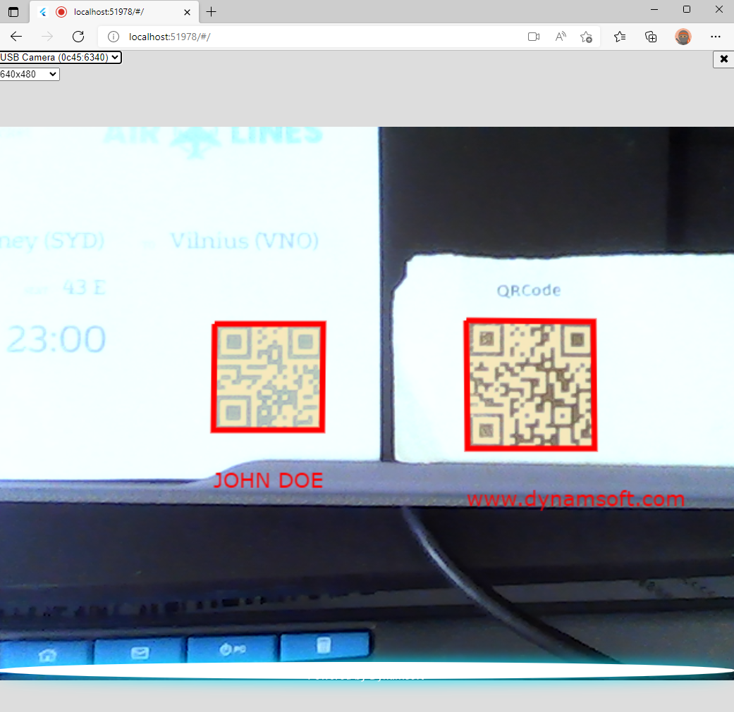 JavaScript Barcode Scanner