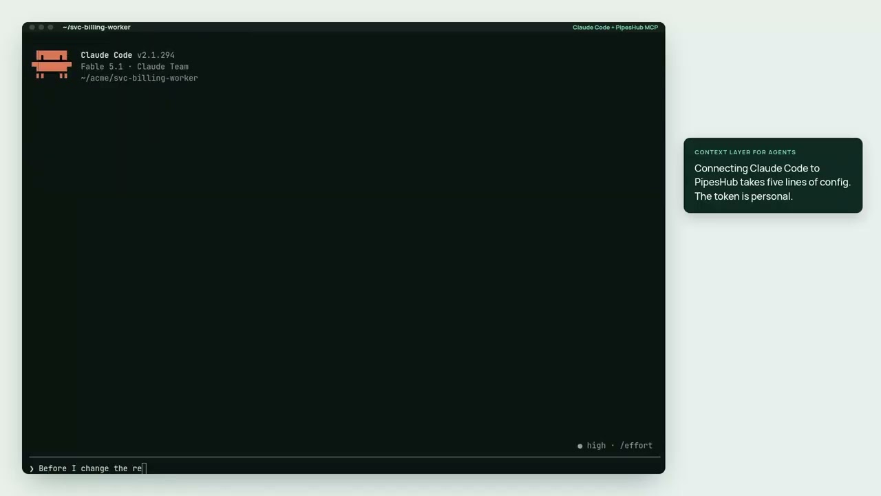 Watch the PipesHub demo on YouTube