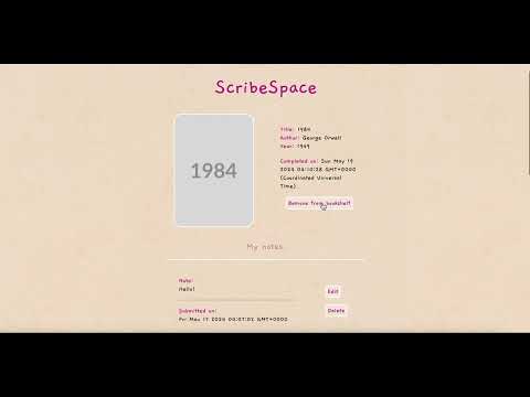 ScribeSpace screencast