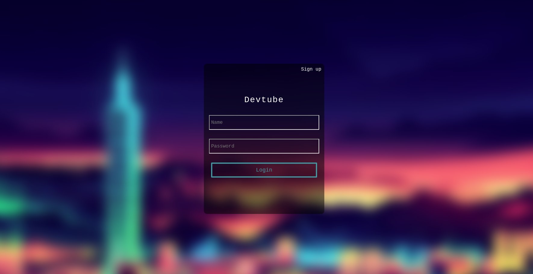 Login Page