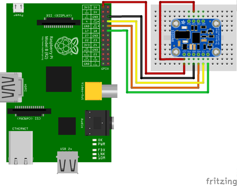 BNO055 IMU Wiring Diagram