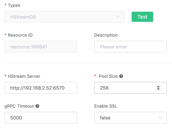 Figure 2 HStreamDB resource