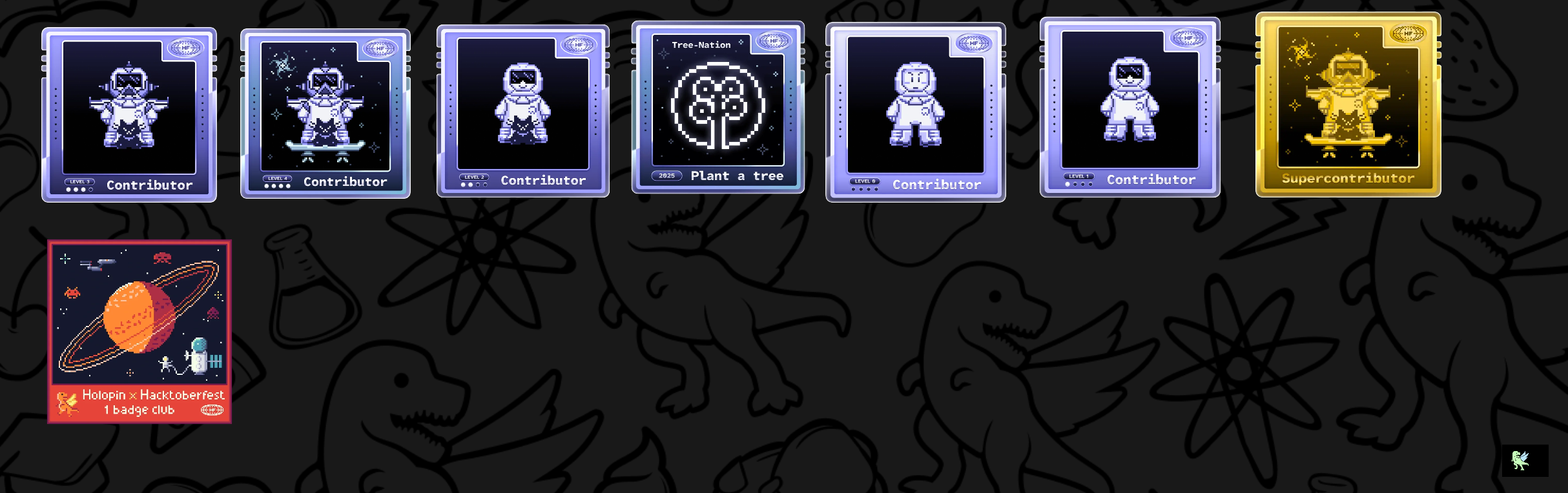 An image of @smjagtap's Holopin badges, which is a link to view their full Holopin profile