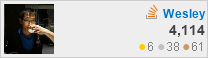 profile for Wesley at Stack Overflow, Q&A for professional and enthusiast programmers