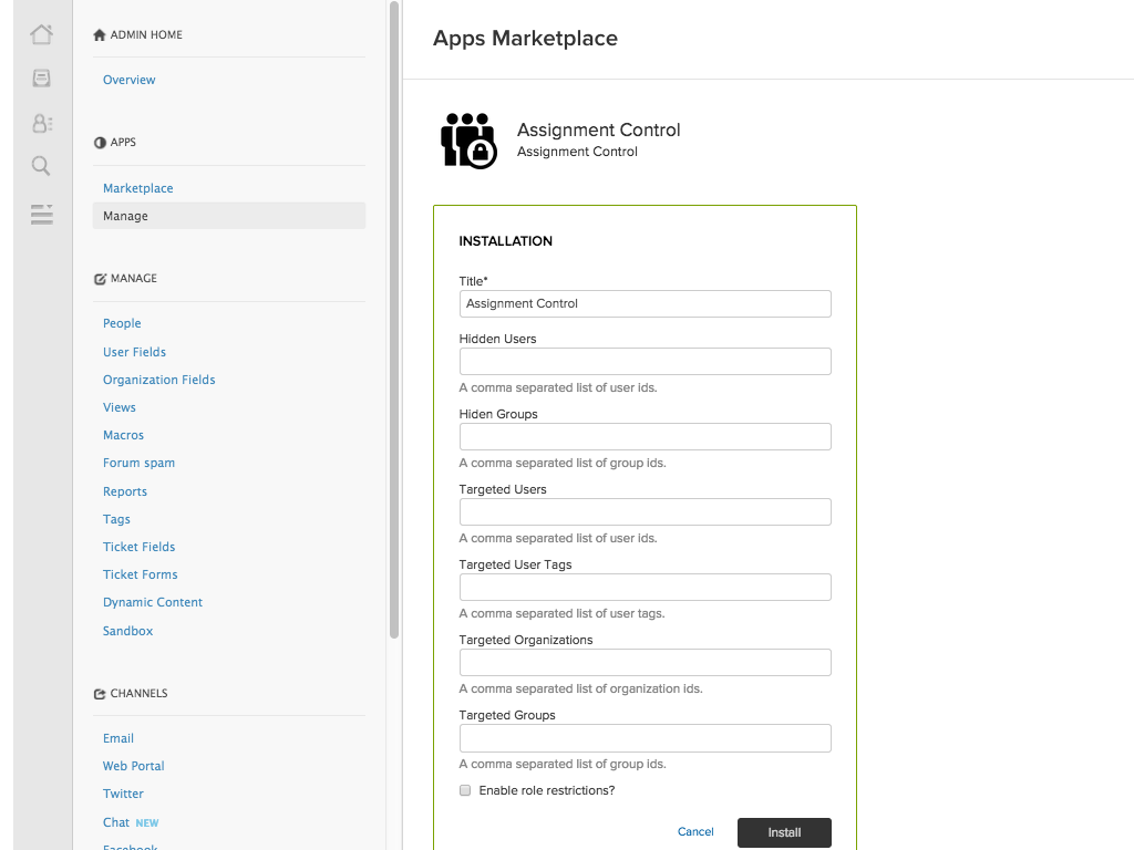 GitHub - zendesk/assignment_control_app: This app will restrict ...