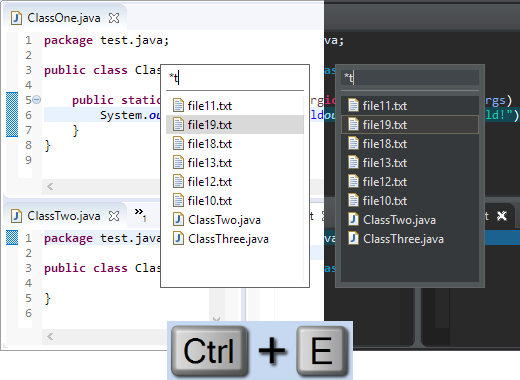 ctrl e improvements