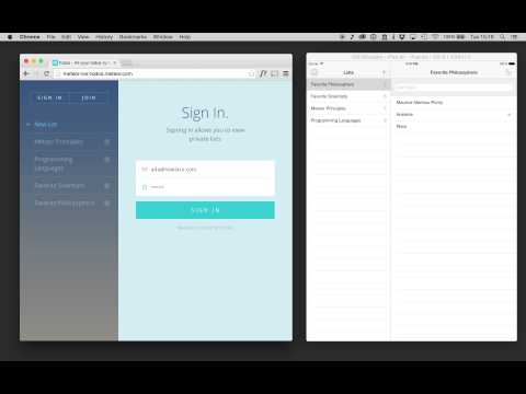 Meteor iOS — Todos example