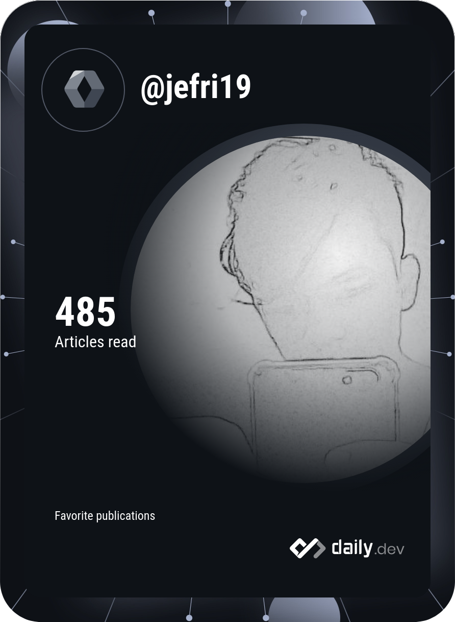 Jefri H Sitorus's Dev Card