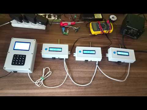 Weather statation using Modbus RTU via RS-485