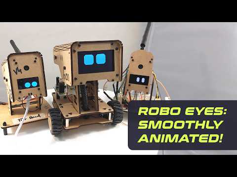 #1 - Smoothly Animated Robot Eyes on OLED Displays with the Robo Eyes Library