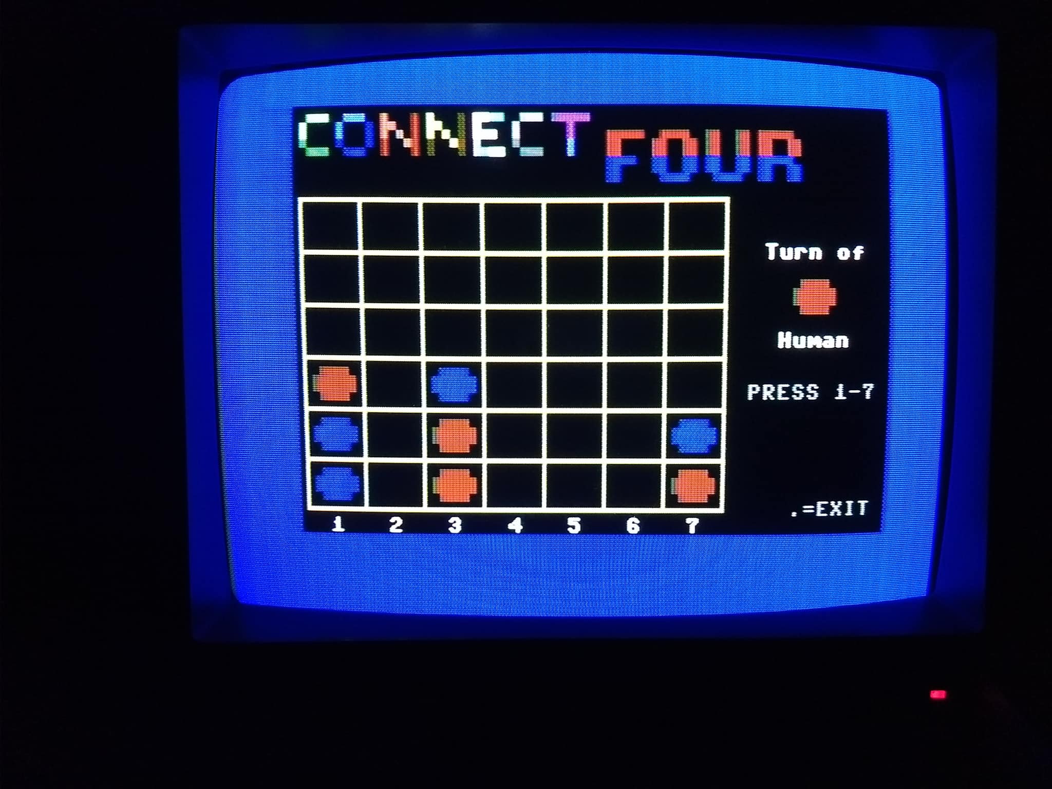 Connect 4 on Commodore 64