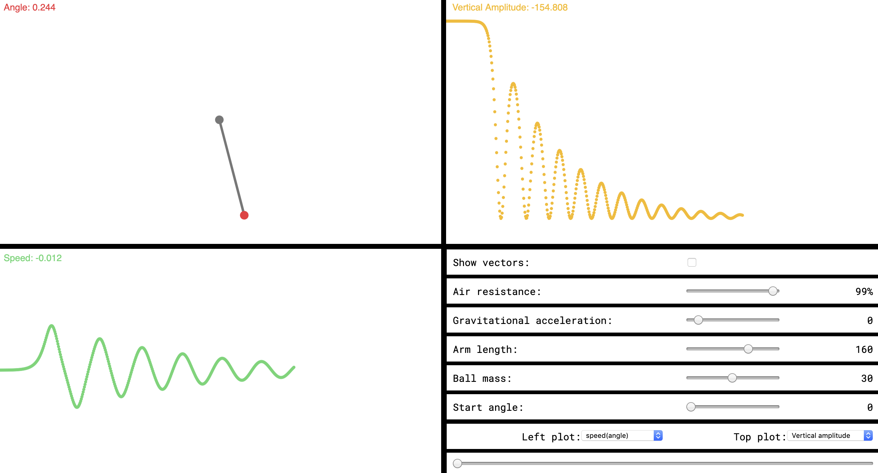 GitHub - bartolomej/simple-pendulum: In browser pendulum simulation ...