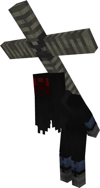 A heretic bearing a cross