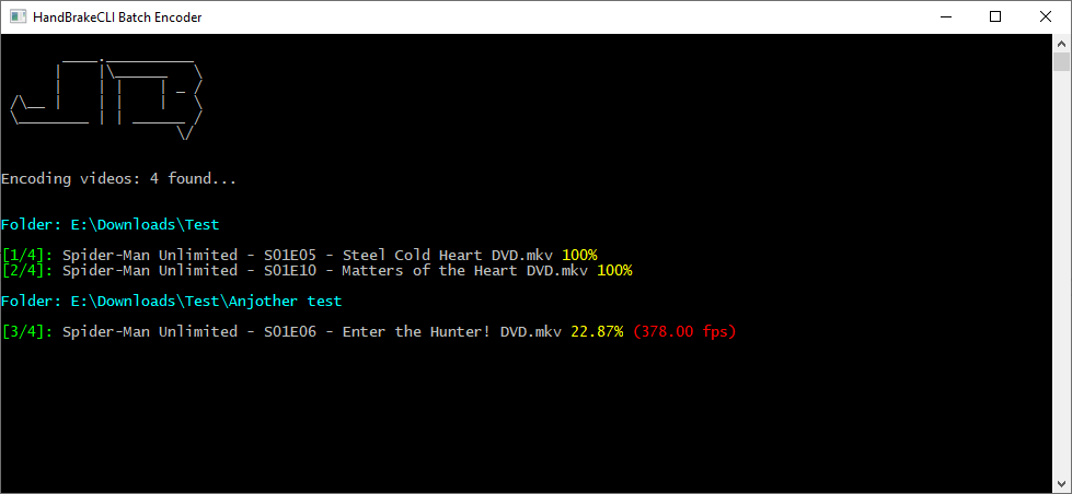 N|HandBrakeCLIBatchEncoder