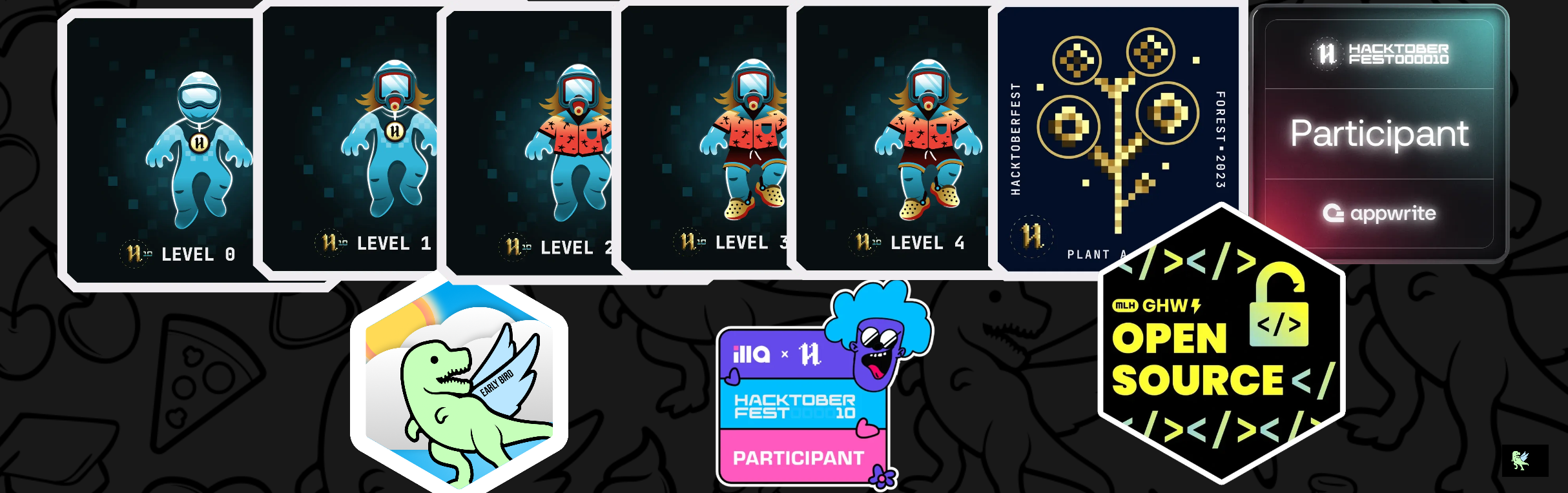 An image of @conradkash's Holopin badges, which is a link to view their full Holopin profile