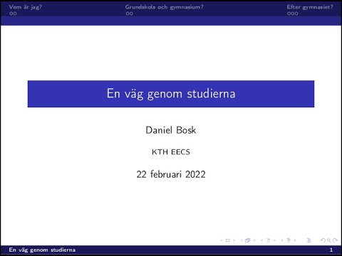 Video: En väg genom studierna