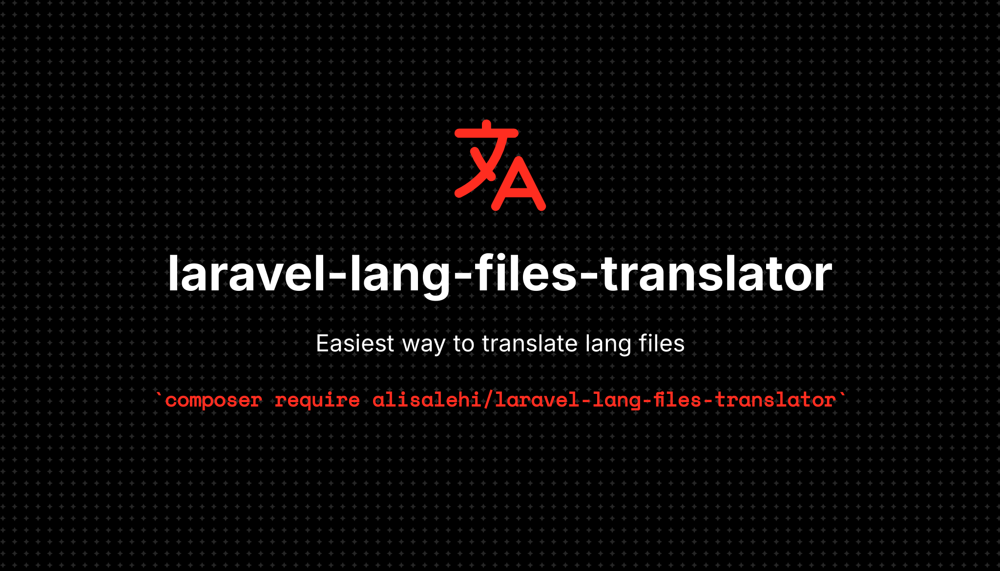 Laravel Lang Files Translator