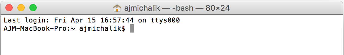 Mac Command Line