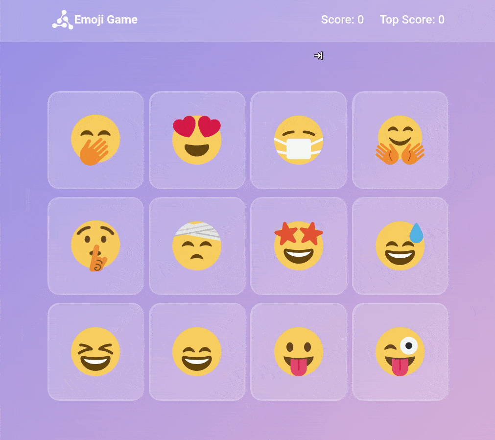 emoji game output