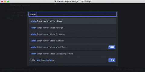 GitHub - rendertom/Atom-Adobe-Script-Runner: Run Adobe scripts from ...