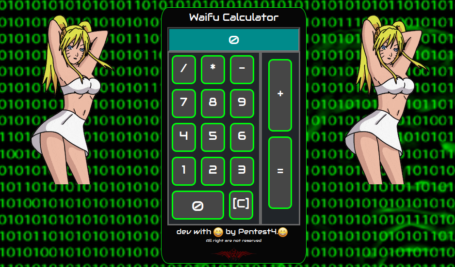 the waifu calculator