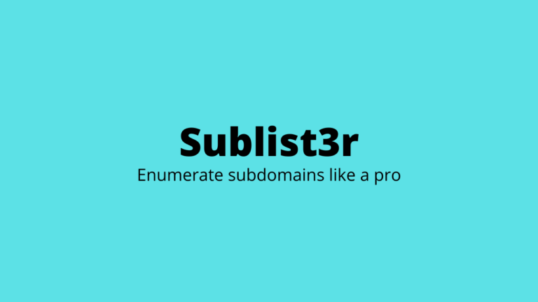 sublist3r