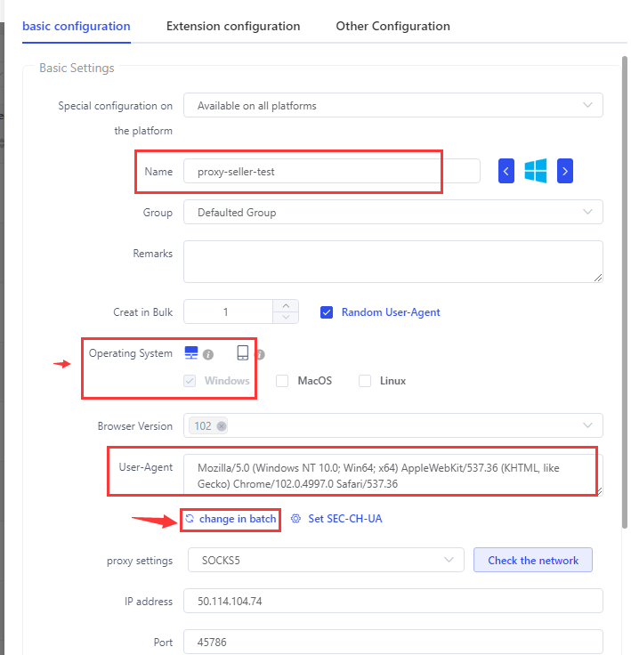 Proxy-Seller integration with Lalicat antidetect browser