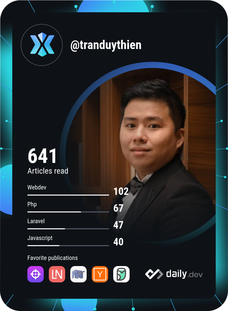 Trần Duy Thiên's Dev Card