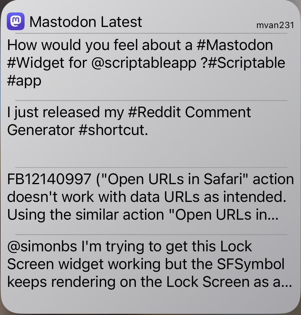 Mastodon Large Example