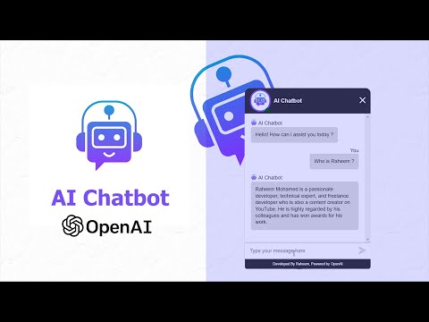 Conversational AI Chatbot Trailer