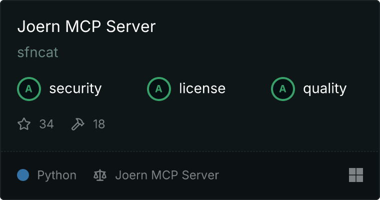 Joern Server MCP server