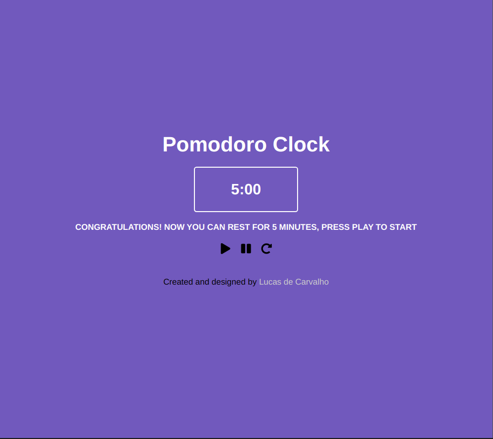 Pomodoro Clock