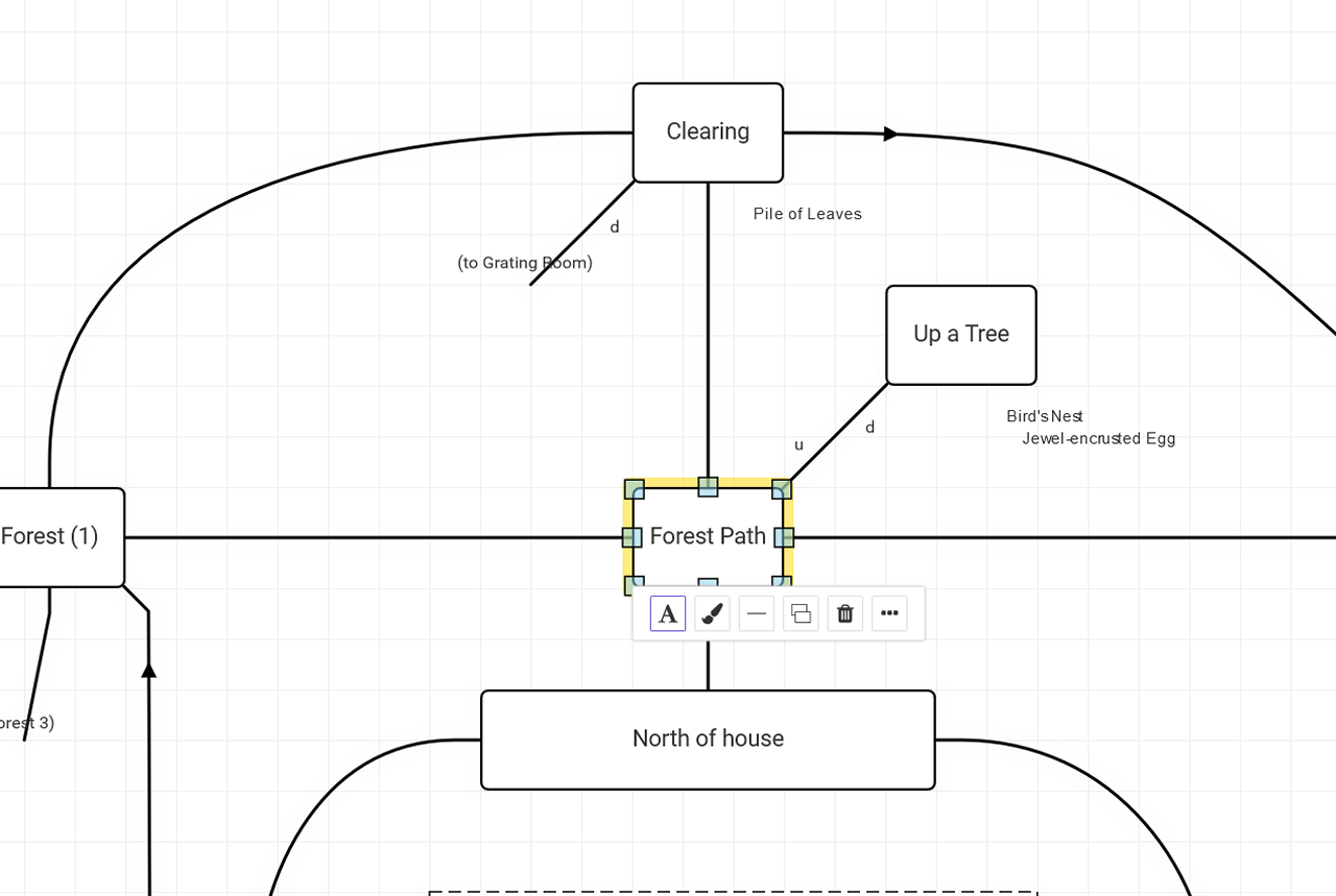 Drawing a map in Trizbort.io