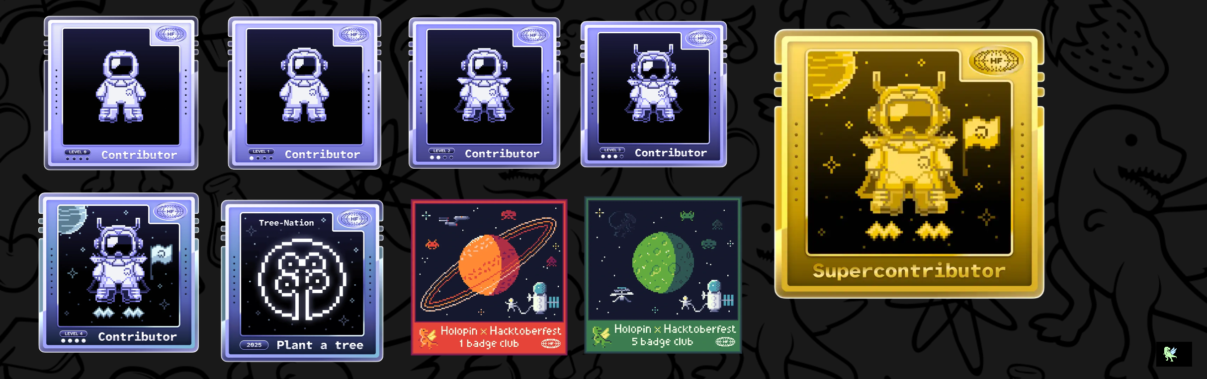 An image of @sameera731's Holopin badges, which is a link to view their full Holopin profile